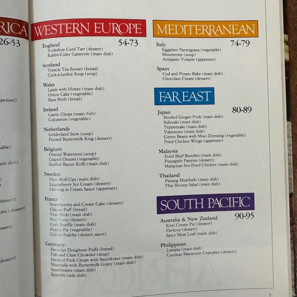 Avon‎ International Cookbook Winning Recipes from Avon Representatives